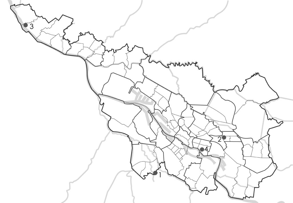 Karte von Bremen mit eingezeichneten Fundorten